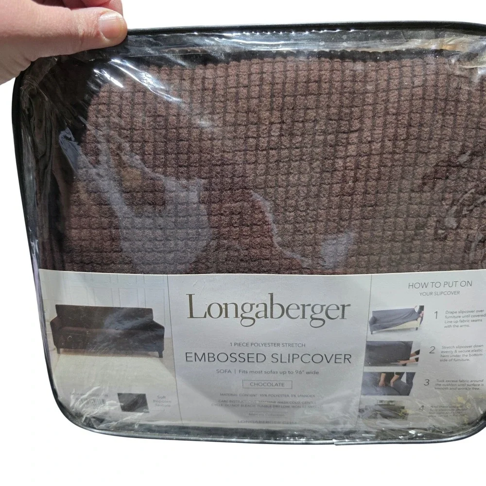 Longaberger embossed slipcover